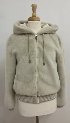 Buy James Lakeland  Hooded Bomber Jackets Ladies Cream Size S #REF103 • 34.99£