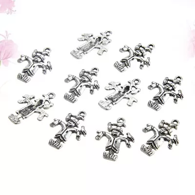 Buy  30 PCS Halloween Charms For Jewelry Making Deathly Hallows Bulk • 4.88£