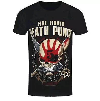 Buy Official Five Finger Death Punch T Shirt Zombie Killer Black Rock Metal Large  • 14.99£