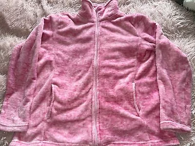 Buy Ladies Janina Pink Teddy Bear Fleece Jacket Eur 48 Very Good Condition • 1.05£