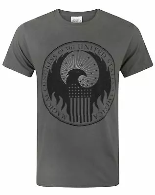 Buy Fantastic Beasts And Where To Find Them Grey Short Sleeved T-Shirt (Mens) • 14.99£