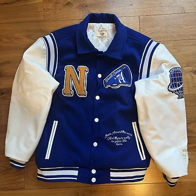 Buy Jaded London Neutrals Varsity Jacket Blue & White Small Used • 100£