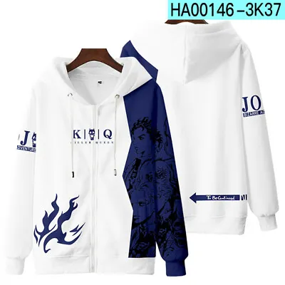 Buy Jojos Bizarre Adventure Hoodie Sweatshirt Streetwear Hip Hip Killer Queen Hooded • 23.87£