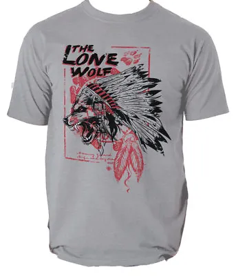 Buy The Lone Wolf T Shirt Wolf Indian Vintage S-3xl • 13.97£