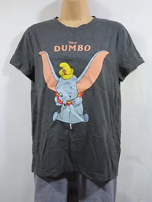 Buy Disney Dumbo Ladies T-Shirt Size XS Grey Very Good Condition • 5.10£