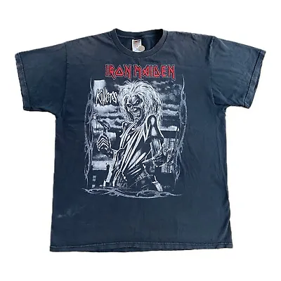 Buy 90’s Iron Maiden Killers Embroidered Vintage T-Shirt Size XL Heavy Metal RARE • 69.99£