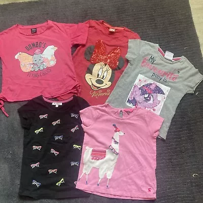 Buy Girls Disney Joules My Little Pony Dumbo Summer Tshirt Top Bundle 4-5 Years • 4.99£