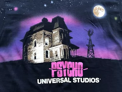 Buy Universal Studios Original PSYCHO Vintage 90s BATES MOTEL Horror Movie Tshirt • 295£