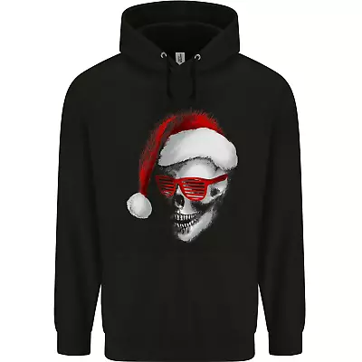 Buy Santa Skull Wearing Shades Funny Christmas Mens 80% Cotton Hoodie • 19.99£