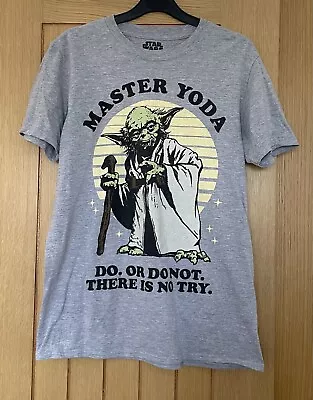 Buy Official Star Wars Mens T-shirt Master Yoda Do Or Do Not There Is No Try • 10£