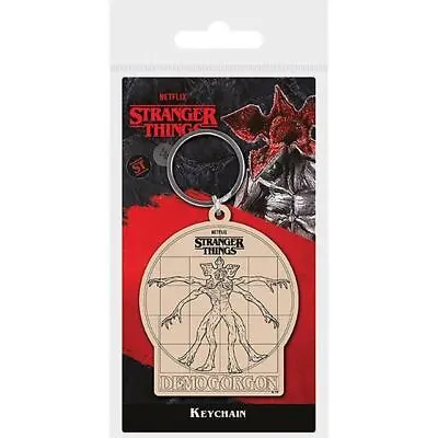 Buy Stranger Things Vitruvian Demogorgon Rubber Keyring New 100% Official Merch • 3.65£