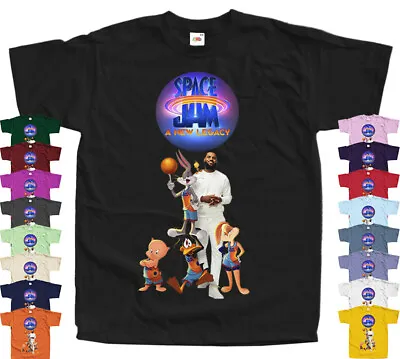 Buy SPACE JAM A NEW LEGACY Men T-shirt LEBRON JAMES V7 DTG Sizes S-5XL  • 24£