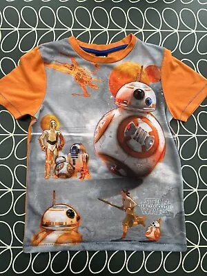 Buy Star Wars The Force Awakens Boys T Shirt Top NUTMEG 8-9 Years • 2.99£