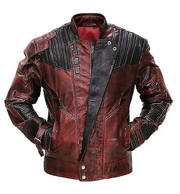 Buy Men's Chris Pratt Guardians Of The Galaxy Star Lord/Peter Quill Synthetic Jacket • 59.99£