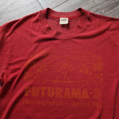 Buy Vintage 1981 Futurama 3 Festival Tshirt RARE Bauhaus Gang Of Four • 90£