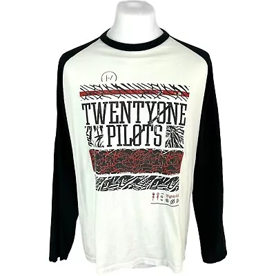 Buy Twenty One Pilots T Shirt XL Long Sleeve Tour Tee Concert Band T Shirt XL • 25£