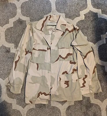 Buy US Army Surplus Tri Colour Desert DCU BDU Jacket Shirt, Army Combat Uniform ML • 30£