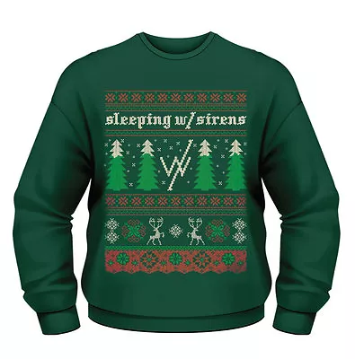 Buy Official Sleeping With Sirens Festive Christmas Unisex Jumper Sweatshirt Sweats • 24.99£