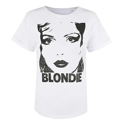 Buy Official Blondie Ladies Silhouette T-Shirt White S - XL • 11.19£