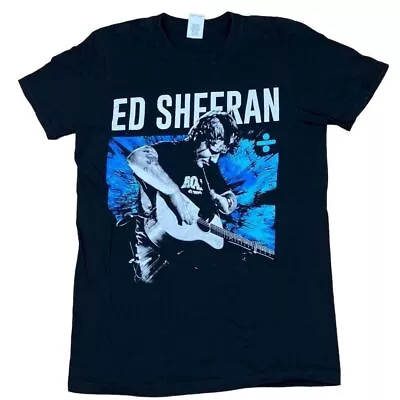 Buy Ed Sheeran T Shirt Small Black Tour Tee Pop Gildan Concert T Shirt Graphic • 22.50£