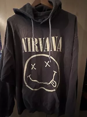 Buy NIRVANA HOODY SIZE M (90s Lose Fit) New Without Tags • 30£