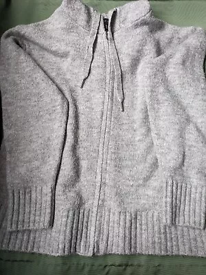 Buy New Look Hoodie Womens Grey Hooded Full Zip Sweater Ladies S Small • 8.99£
