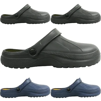 Buy Mens Womens Slip On Lightweight Mules Shoes Summer Beach Sandal Work GARDEN Size • 10.95£