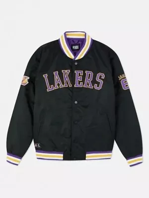 Buy Men's Primark NBA LA Lakers LeBron James Embroidered Bomber Jacket Medium/Large  • 24.99£