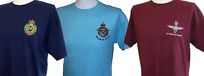 Buy British Army Embroidered Military T-Shirts - UK Regiments & Corps • 15.99£