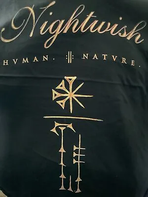 Buy Nightwish Hvman.natvre Tour New Black T-shirt Size Medium • 19.99£