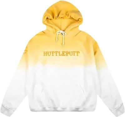 Buy Harry Potter Juniors Hufflepuff Embroidered Hoodie NWT XL • 14.40£