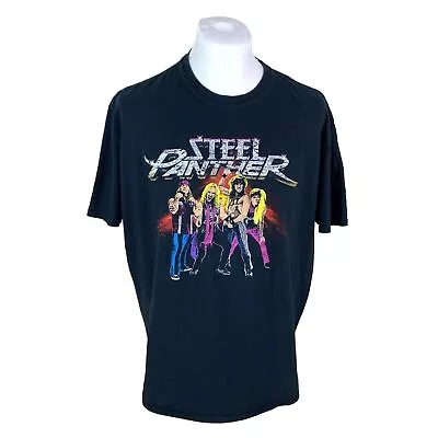 Buy Steel Panther T Shirt 2016 Tour T Shirt Black XXL Rock Band Concert T Shirt Tee • 22.50£