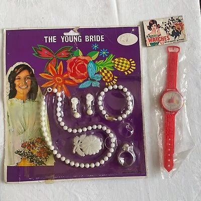 Buy Vintage  Toys Here Comes The Young Bride And Watch  Pretend Play Jewelry Set • 3.99£