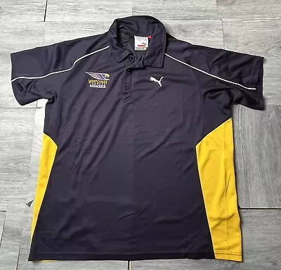 Buy West Coast Eagles Member Polo T-Shirt Size XL Puma • 24.99£