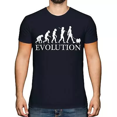 Buy Pomeranian Evolution Of Man Mens T-shirt Tee Top Dog Lover Gift Walker Walking • 9.95£