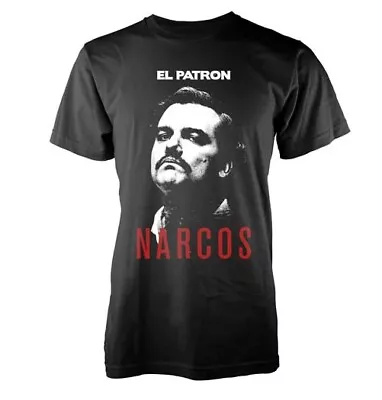 Buy Narcos Godfather Mens T-Shirt Large Black Official NEW • 18.99£