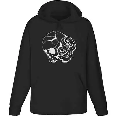 Buy 'Skull With Roses' Adult Hoodie / Hooded Sweater (HO003897) • 24.99£