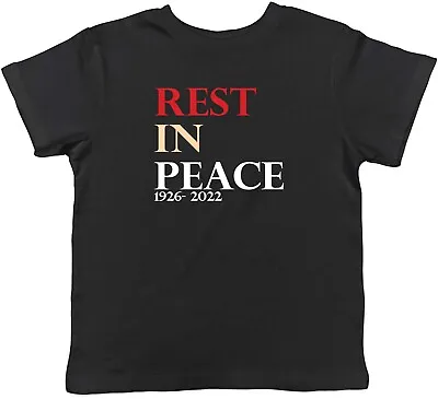 Buy Rest In Peace Her Majesty Queen Elizabeth II 1926-2022 Kid T-Shirt Boy Girl Gift • 5.99£