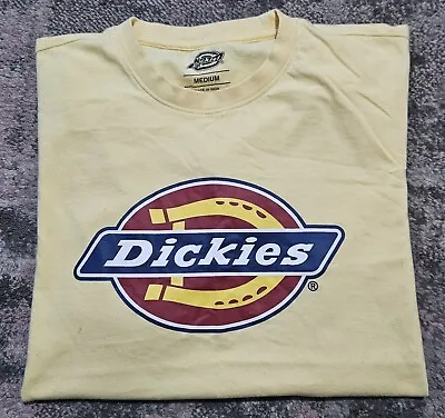 Buy Mens Dickies T-Shirt Size Medium Yellow • 9.99£