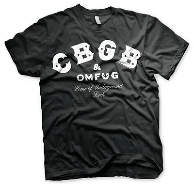 Buy Officially Licensed CBGB & OMFUG Logo Men's T-Shirt S-XXL Sizes • 19.53£