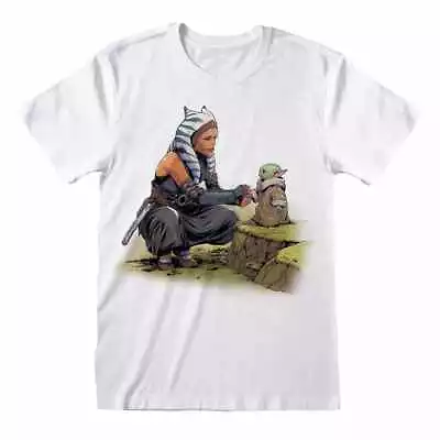 Buy Mandalorian Ashoka Grogu Official Tee T-Shirt Mens • 20.56£