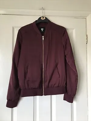 Buy Ladies Jacket By Very Size 8 Maroon  • 0.99£