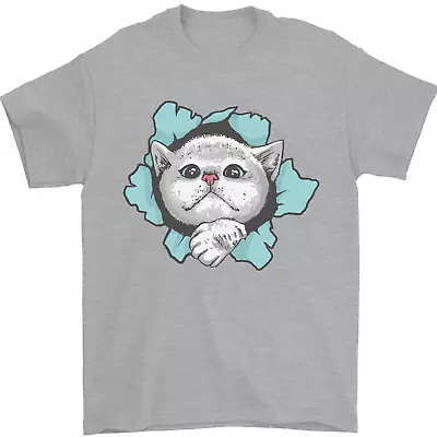 Buy Cat Hole Mens T-Shirt 100% Cotton • 10.48£