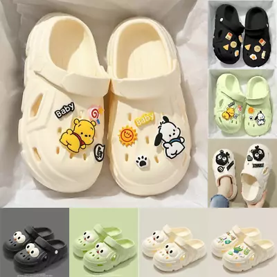 Buy Womens Cartoon Sandals Clogs Mules Summer Beach Shoes Comfy Slip On Slippers UK • 11.99£