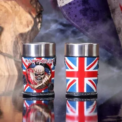 Buy Iron Maiden Eddie The Trooper Shot Glass Official Nemesis Now Band Merch 8cm • 14.99£