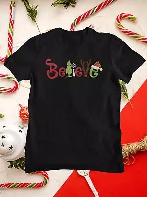 Buy Grinch Beleive Handmade-to-Order Men Women Unisex Christmas T-shirt • 10£