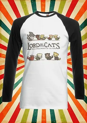 Buy Lord Of The Cats Parody Cool Men Women Long Short Sleeve Baseball T Shirt 2610 • 9.95£