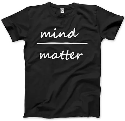 Buy Mind Over Matter - Positive Yoga Meditation Quote Unisex Mens T-Shirt • 13.99£