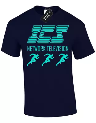 Buy Ics Network Mens T Shirt Tee Arnold Running Man Cult Retro Film • 7.99£