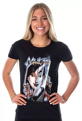 Buy Disney Junior's Mulan Noble Heroine Split Face T-Shirt • 9.42£